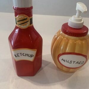 - Bar B Q Time By le gourmet chef Ketchup and Mustard Dispensers. Never Us…